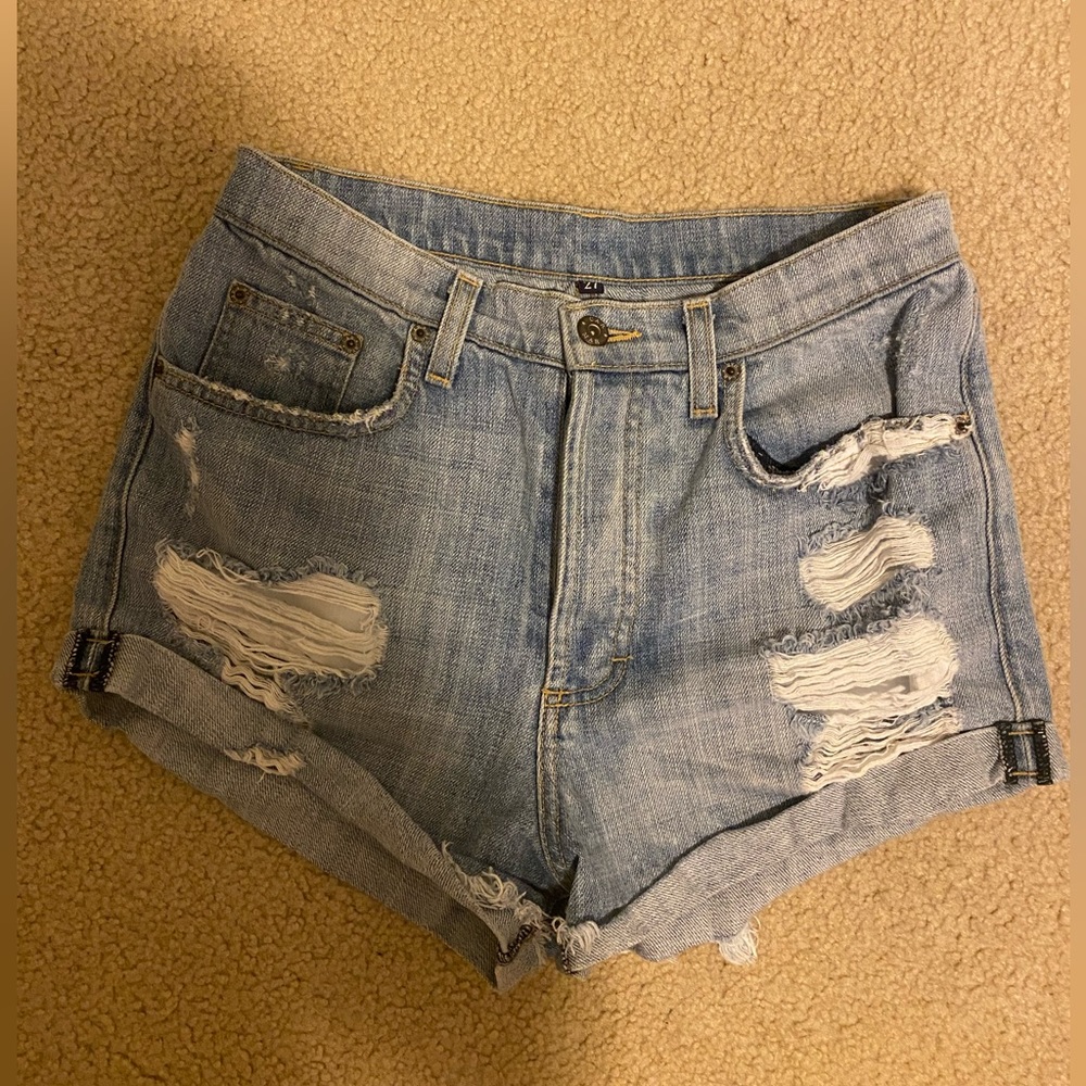 size 27, LF denim shorts